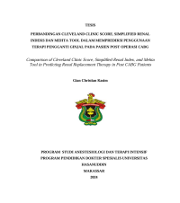 Perbandingan cleveland clinic score, simplified renal indeks dan metha ...
