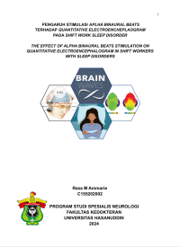 Image of Pengaruh stimulasi alpha binaural beats terhadap quantitative electroencheplaogram pada shift work sleep disorder