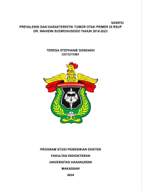 Image of Prevalensi Dan Karakteristik Tumor Otak Primer Di RSUP DR. Wahidin Sudirohusodo tahun 2018-2023