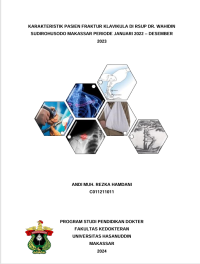 Image of Karakteristik pasien fraktur klavikula di RSUP DRWS Makassar periode januari 2022-Desember 2023