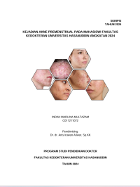 Image of Kejadian akne premenstrual pada mahasiswa fakultas kedokteran universitas Hasanuddin angkatan 2024