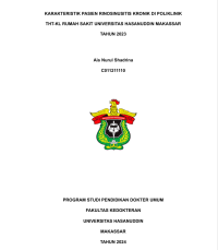 Image of Karakteristik pasien rinosinusitis kronik di poliklinik THT-KL Rs Unhas Makassar tahun 2023