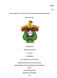 Image of PROFIL PENDERITA SVT- AVRT DI RSUP DR WAHIDIN SUDIROHUSODO MAKASSAR