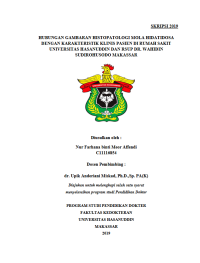 Image of Hubungan gambaran histopatologi mola hidatidosa dengan karakteristik klinis pasien di rumah sakit universitas hasanuddin dan rsup dr. wahidin sudirohusodo makassar