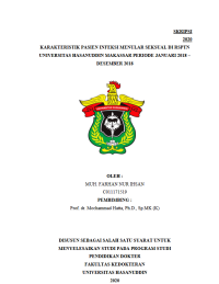 Image of Karakteristik pasieni infeksi menular seksual di rsptn universitas hasanuddin periode januari-desember 2018