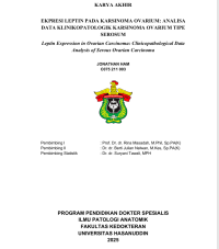 Image of Ekspresi leptin pada karsinoma ovarium: analisa data klinikopatologik karsinoma ovarium tipe serosum