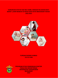 Image of Hubungan status gizi ibu hamil dengan kejadian bayi berat lahir rendah di RSUD daya kota Makassar tahun 2022-2023