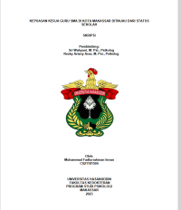 Image of Kepuasan kerja guru SMA di kota Makassa ditinjau dari status sekolah
