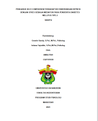 Image of Pengaruh self-compassion terhadap kecenderungan depresi dengan stres sebagai mediator pada penderita diabetes mellitus tipe 2