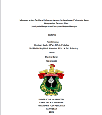Image of Hubungan antara resiliensi keluarga dengan kesiapsiagaan psikologis dalam menghadapi bencana alam (studi pada masyarakat kabupaten majene-mamuju)