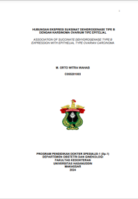 Image of Hubungan ekspresi suksinat dehidrogenase tipe b dengan karsinoma ovarium tipe epitelial
