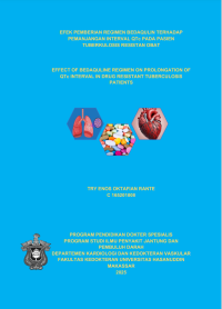 Image of Efek pemberian regimen bedaqulin terhadap pemanjangan invertal qtc pada pasien tuberkulosis resistan obat