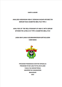 Image of Analisis hubungan hba1c dengan kadar myonectin serum pada diabetes melitus tipe 2