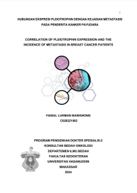 Image of Hubungan ekspersi pleiotrophin dengan kejadian metastasis pada penderita kanker payudara