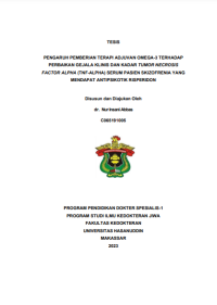 Image of Pengaruh pemberian terapi adjuvan omega-3 terhadap perbaikan gejala klinis dan kadar tumor necrosis factor alpha ( tnf-alpha ) serum pasien skizofrenia yang mendapat antipsikotik risperidon