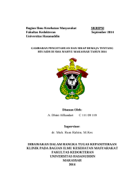 Image of Gambaran Tingkat Pengeahuan Dan Sikap Remaja Tentang Hiv/Aids Di SMA Wahyu Makassar Tahun 2014