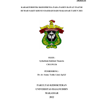 Image of Karakteristik Skizofrenia pada pasien rawat inap di rumah sakit khusus daerah dadi makassar tahun 2021