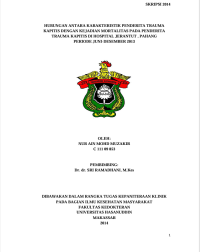 Image of Hubungan Antara Karakteristik Penderita Trauma Kapitis Dengan Kejadian Mortalitas Pada Penderita Trauma Kapitis Di Hospital Jerantut, Pahang Periode Juni-Desember 2013