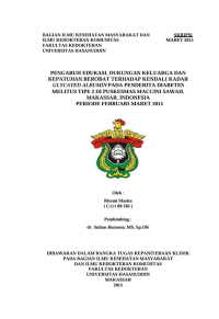 Image of Pengaruh Edukasi, Dukungan Keluarga Dan Pengaruh Kepatuhan Berobat Terhadap Kendali Kadar Glycated Albumin Pada Penderita Diabetes Melitus Tipe 2 Di Puskesmas Maccini Sawah, Makassar, Indonesia Periode Februari-Maret 2015