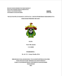 Image of Faktor-faktor yang mempengaruhi kejadian sindrom dispepsia pada mahasiswa preklinik program studi pendidikan dokter fakultas kedokteran universitas hasanuddin tahun ajaran 2015/2016