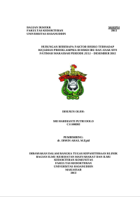 Image of Hubungan Beberapa Faktor Terhadap Kejadian Preeklampsia Di RSKD Ibu Dan Anak Siti Fatimah Makassar Periode Juli-Desember 2014
