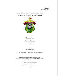 Image of Pengaruh latihan beban terhadap kadar kolestrol total darah