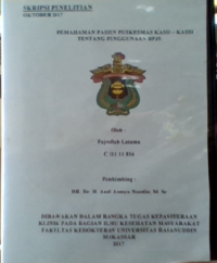 Image of Pemahaman Pasien Puskesmas Kassi-Kassi Tentang Penggunaan BPJS