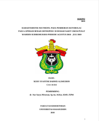 Image of Karaktersitik Neutrofil Pda Pemberian Ketorolac Pasca Operasi Bedah Orthopedi Di Rumah Sakit Umum Pusat Wahidin Sudirohusodo Periode Agustus 2018 -  Juli 2019