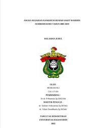 Image of Angka kejadian kanker di rumah sakit wahidin sudirohursodo tahun 2002-2019