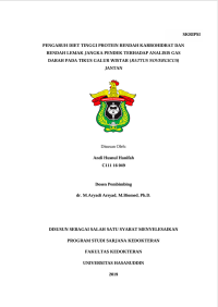 Image of Pengaruh Diet Tinggi Proein Rendah Karbohidrat Dan Rendah Lemak Jangka Pendek Terhadap Analisis Gas Darah Pada Tikus Galur Wistar (Rattus Novergicus) Jantan