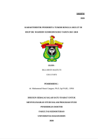 Image of Karakteristik penderita tumor rongga mulut di rsup dr. Wahidin sudirohusodo tahun 2017-2019