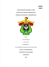 Image of Karakteristik penderita gerd di rsup dr. Wahidin sudirohusodo periode januari 2018 – desember 2018