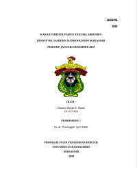 Image of Karakteristik pasien penderita preeklampsia di rsup dr.wahidin sudirohusodo periode juni 2018 - juni 2019