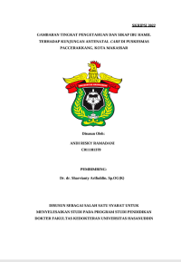 Image of Gambaran Tingkat Pengetahuann Dan Sikap Ibu Hamil Terhadap Kunjungan Antenatal Care Di Puskemsas Pacerakkang, Kota Makassar