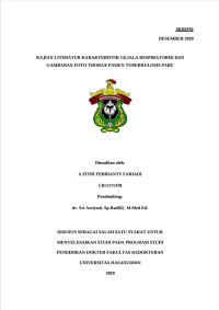Image of Kajian literatur karakteristik gejala respiratorik dan gambaran foto thorax pasien tuberkulosis paru