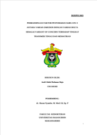 Image of Perbandingan Faktor Penyebaran Sars-Cov-2 Antara Varian Omicron Dengan Varian Delta Sebagai Variant Of Concern Terhadap Tingkat Transmisi Tinggi Dan Mematikan