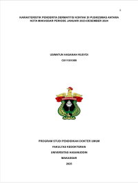 Image of Karakteristik Penderita Dermatitis Kontak Di Puskesmas Antara Kota Makassar Periode Januari 2023-Desember 2024