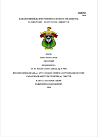 Image of Karakteristik klinis penderita kanker kolorektal di indonesia – suatu studi literatur