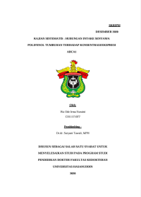 Image of Kajian sistematis : hubungan intake senyawa polifenol tumbuhan terhadap konsentrasi/ekspresi abca1