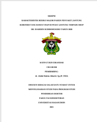 Image of Karakteristik Resiko Major Pasien Penyakit Jantung Koroner Yang Rawat Inap Di Pusat Jantung Terpadu RSUP DR. Wahidin Sudirohusodo Tahun 2020