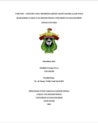 Image of Faktor-Faktor Yang Mempengaruhi Adaptasi Belajar Pada Mahasiswa Fakultas Kedokteran Universitas Hasanuddin Angkatan 2021