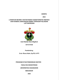 Image of Literatur review: faktor risiko karakteristik individu dan kondisi lingkungan rumah terhadap kejadian leptospirosis