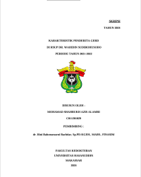 Image of Karakteristik penderita gerd di RSUP DRWS periode tahun 2021-2022