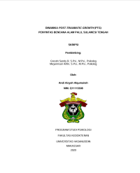 Image of Dinamika Post-Traumatic Growth (PTG) Penyintas Bencana Alam Palu, Sulawesi Tengah