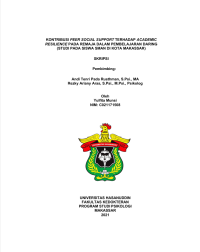 Image of Kontribusi Peer Social Support Terhadap Academic Resilience Pada Remaja Dalam Pembelajaran Daring (Studi Pada Siswa SMAN Di Kota Makassar)