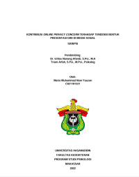 Image of Kontribusi online privacy concern terhadap tendesi bentuk presentasi diri di media sosial