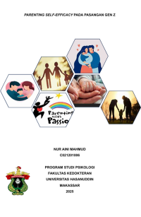 Image of Parenting self-efficacy pada pasangan gen Z