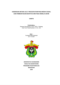 Image of Hubungan antara self presentation pada media sosial dan pembentukan identitas diri pada remaja akhir