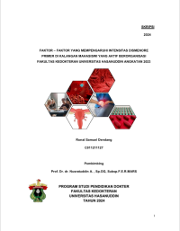 Image of Faktor - Faktor yang mempengaruhi intensitas dismenore primer di kalangan mahasiswa mahasiswi yang aktif berorganisasi fakultas kedokteran universitas hasanuddin angkatan 2023