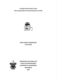 Image of Pengujian bias respons pada skala organizational citizenship behavior ( OCB )